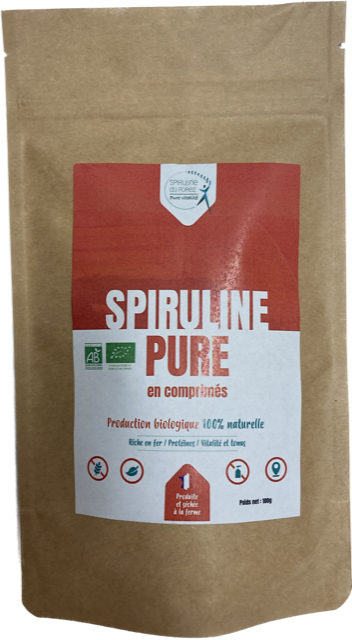 Spiruline bio en comprimés - Spiruline du Forez